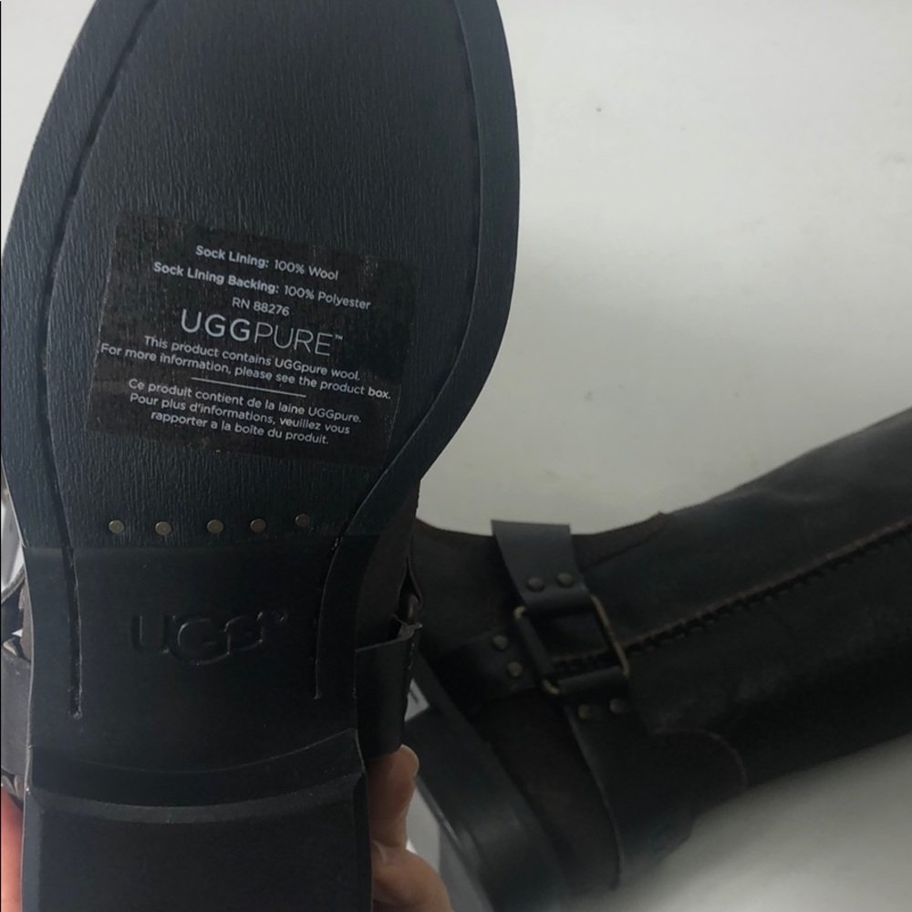 Ugg Boots Dree Dark Chocolate Tall Boots New - Picture 6 of 8
